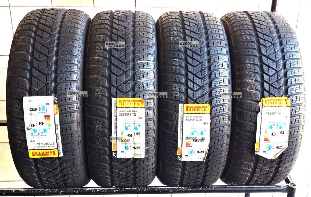 4x 225/50R17 Pirelli SottoZero3 Winter 98V C/B/72dB 3 lata gwar.