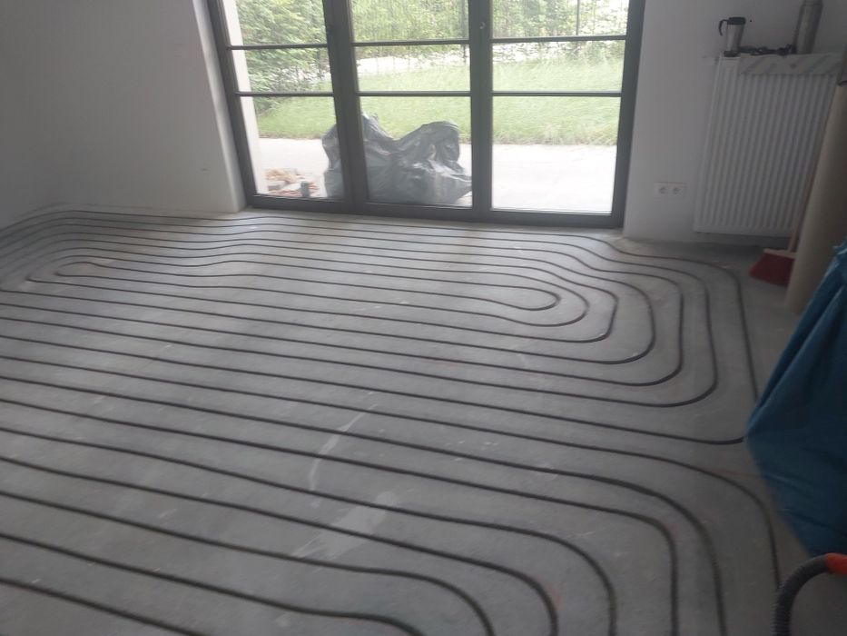 Frezowanie pod ogrzewanie podłogowe . Podłogówka . Sucha zabudowa.