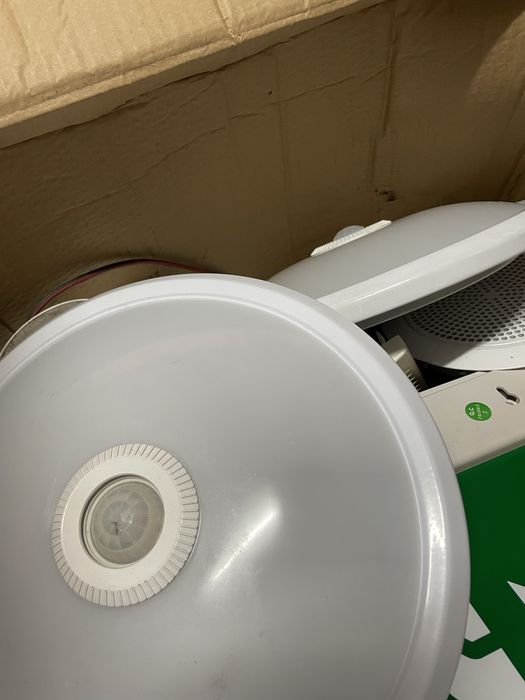 2 lampadas led sensor teto