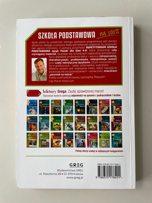 Repetytorium z języka polskiego klasy 4-6