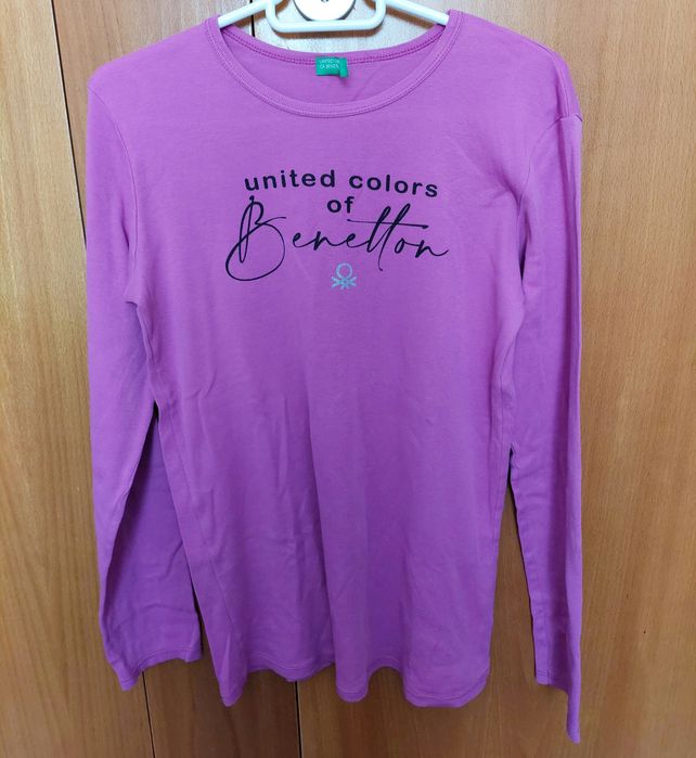 Camisola rosa da Benetton