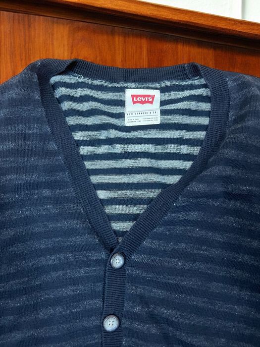 Levi’s roz. M męski kardigan w paski