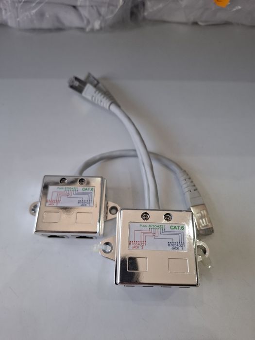 Rozdzielacz spliter RJ-45 na 2xRJ-45