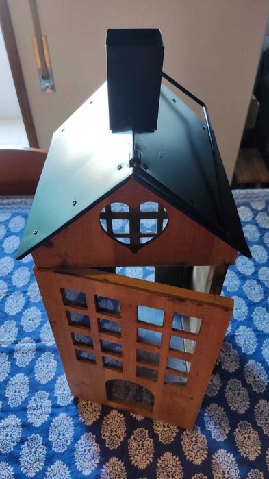 Lanterna decorativa estilo rustico