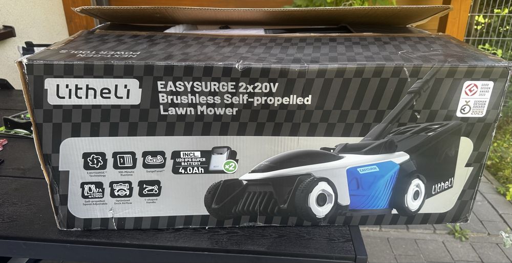 Nowa Kosiarka Samojezdna Litheli Easysurge 2x20V akumulatorowa