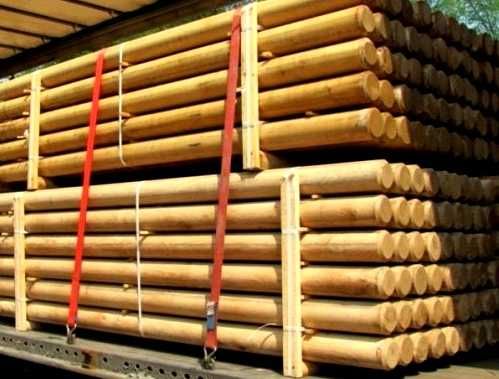 Palisada Paliki Słupki Wałki Toczone Bale Kołki ,meble ogrodowe