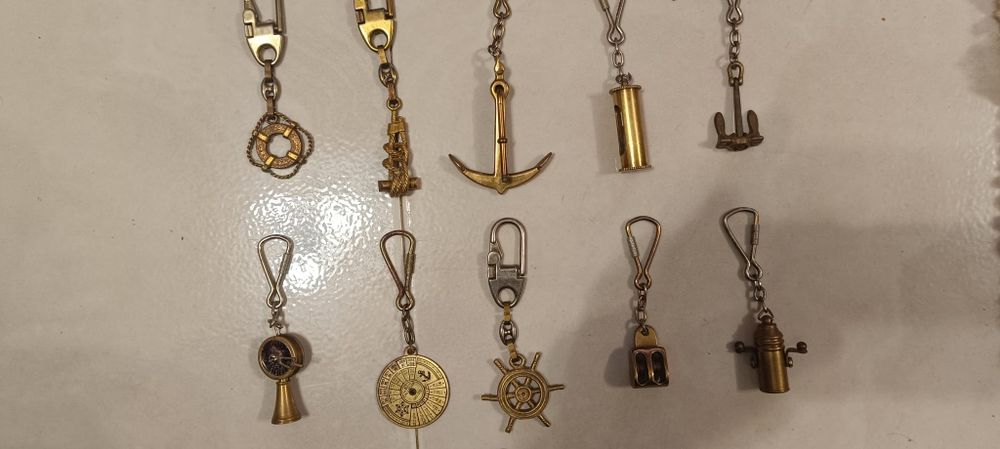 13 Lindos porta-chaves de Arte marinheiro