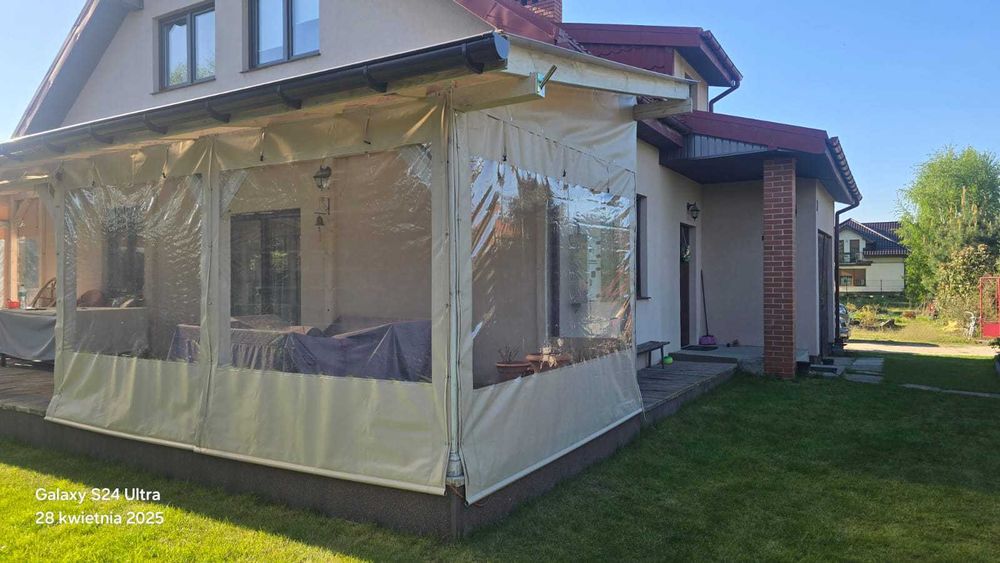 Przezroczysta Osłona Taras Ścianki Plandeka Pełna Personalizacja