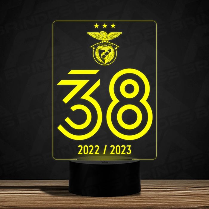 Candeeiro Led Benfica Campeão