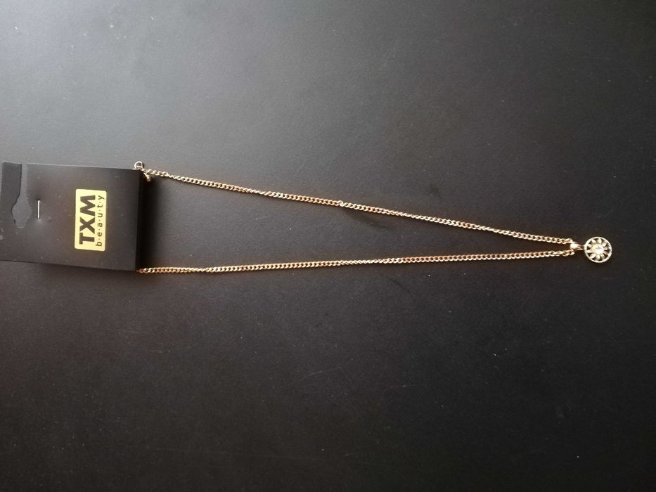Naszyjnik 48 cm kolor złoty