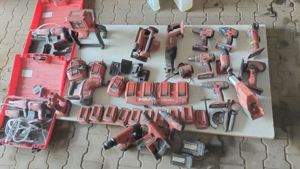 Hilti narzędzia używane, zmiana marki...