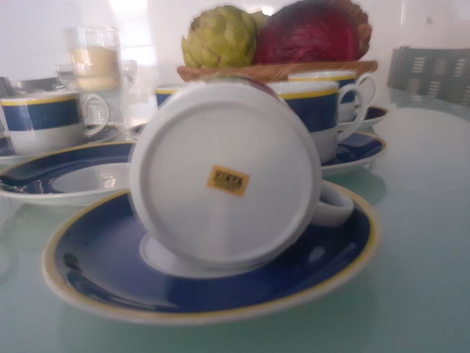 Chavenas de chá da vista alegre