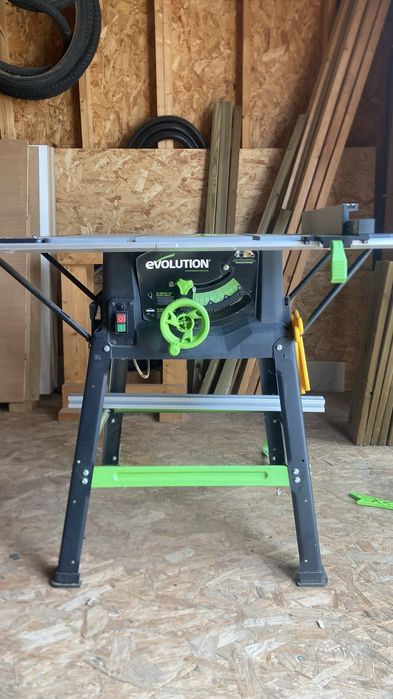 Serra de Mesa Evolution Power Tools Fury 5-S 1500W – Como Nova + Caixa Original