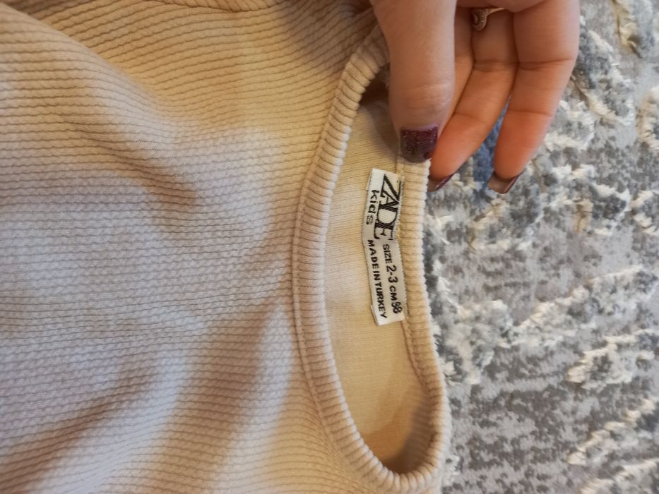 Костюм в рубчик,