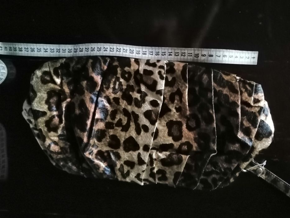 Сумочка клатч леопардовая стильная