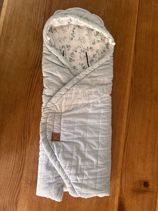 BabySteps Kocyk do fotelika Natura Eucalyptus Gray