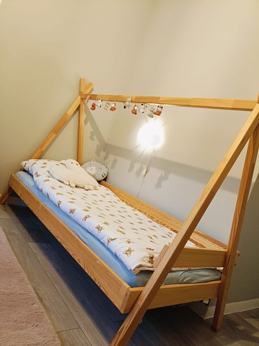 Łóżko dziecięce tipi 160x80 barierka  2 szt