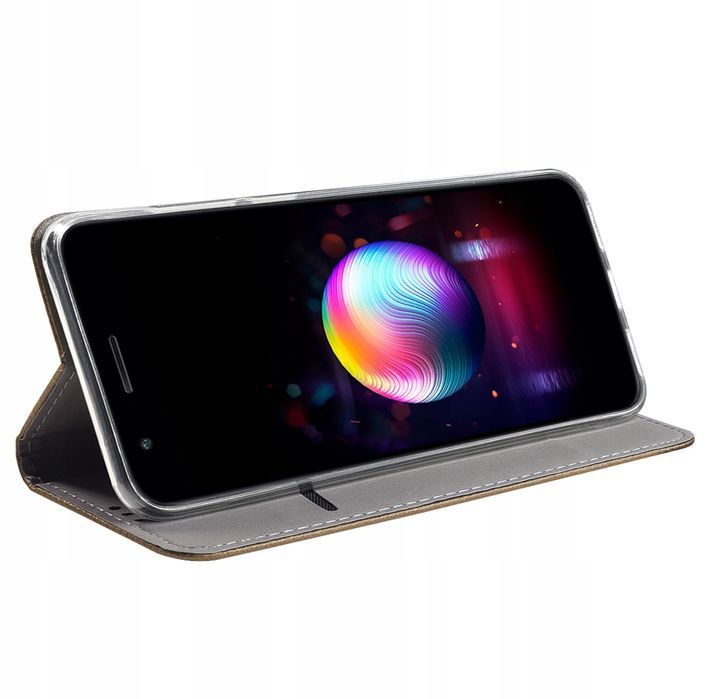 Etui Z Klapką Telforceone Do Motorola Moto G7 Power Czarny