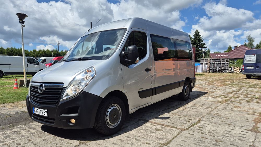 Opel Movano 2016r (Master) 9 osob klima tempomat parktronik webasto
