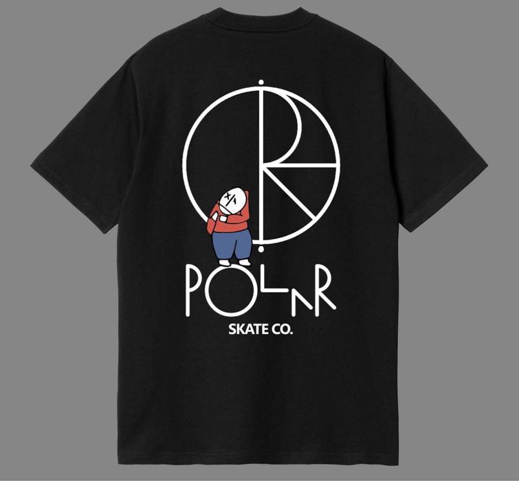 Мужская футболка Polar skate co big boy унисекс черная полар скейт: 499 ...