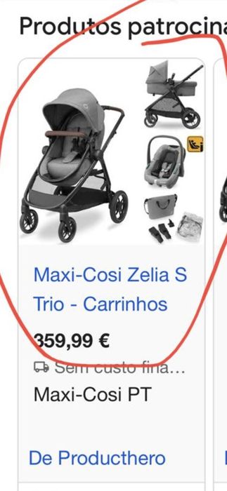 Carrinho bebe mais babycoque