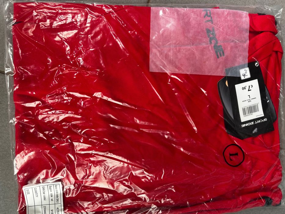 Conjunto 12 Camisolas Desporto Sport Zone - Tamanho L