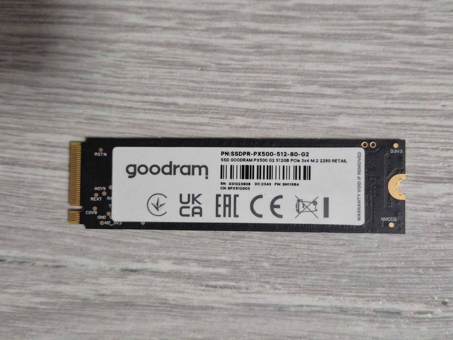 M.2 SSD диск 512GB GOODRAM PX500 (PCI-e 3.0 x4. NVMe). Trade-in