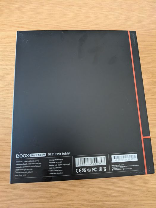 E-reader boox note air 4c