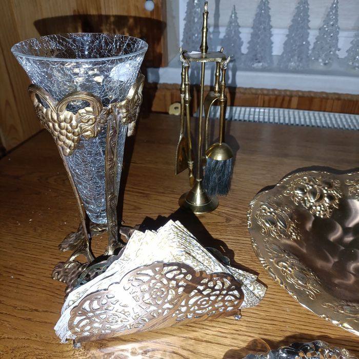 Латунні вироби Ступка Ваза Кувшин Глечик Чайник Дзвінок Підсвічник