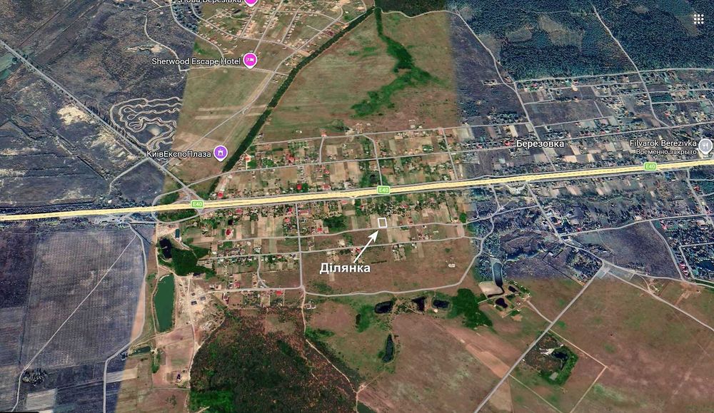 Недорого!Ділянка 15сот.в 25км. від Києва.Відмінне тр.сполучення.