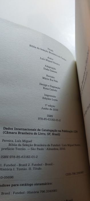 Bíblia da Seleção Brasileira de Futebol - Luís Miguel Pereira