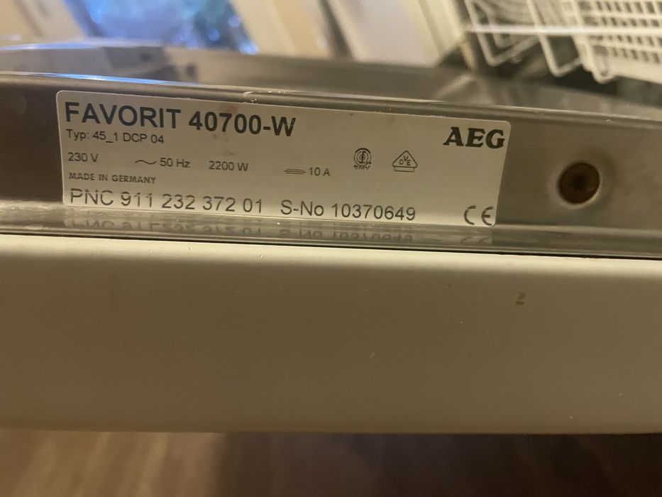 Máquina de Lavar Loiça AEG ÖKO_FAVORIT 40700W – Funciona