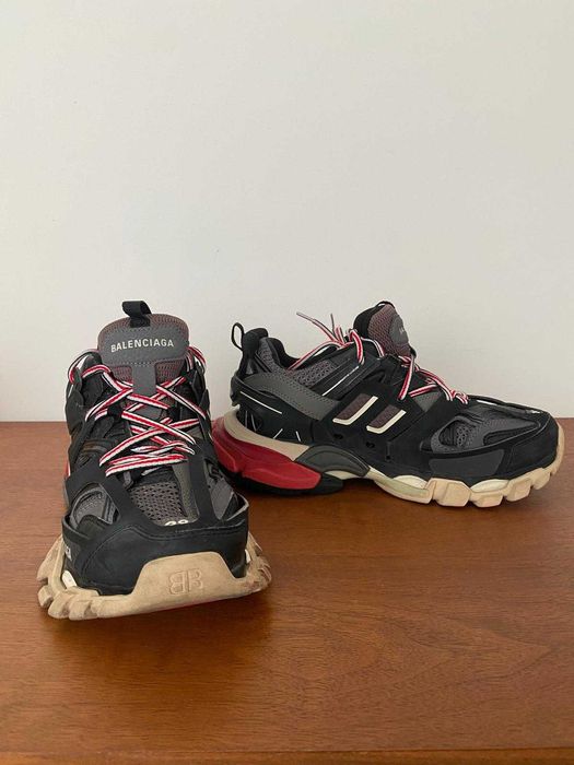 Balenciaga TRACK - 38, preto + vermelho