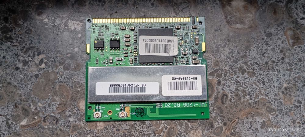 Modulo placa rede sem fios wi-fi WLAN e modem interno portatil