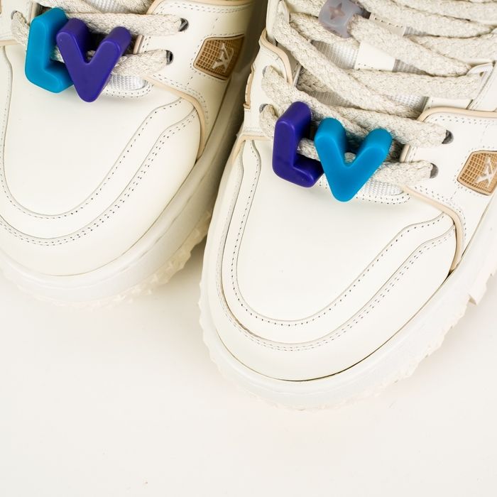 Louis Vuitton LV Trainer Maxi White - Tam 45 (Completo + NFC)