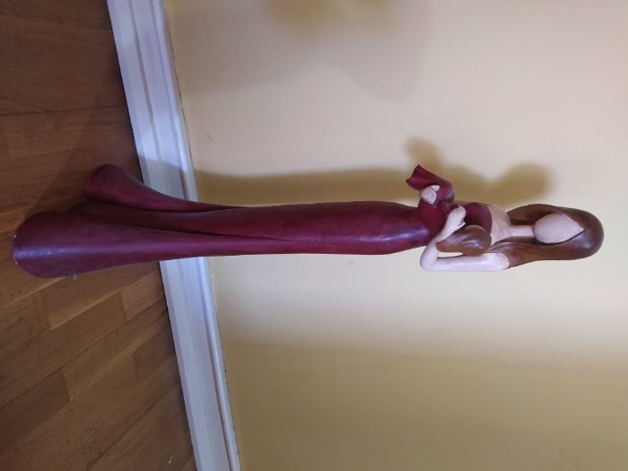 Boneca cerâmica - Decoração