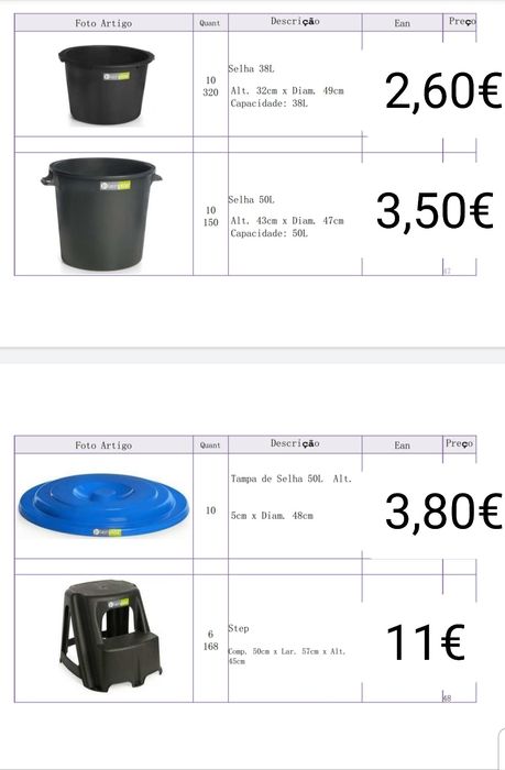 Ecoponto de 50 litros com tampa