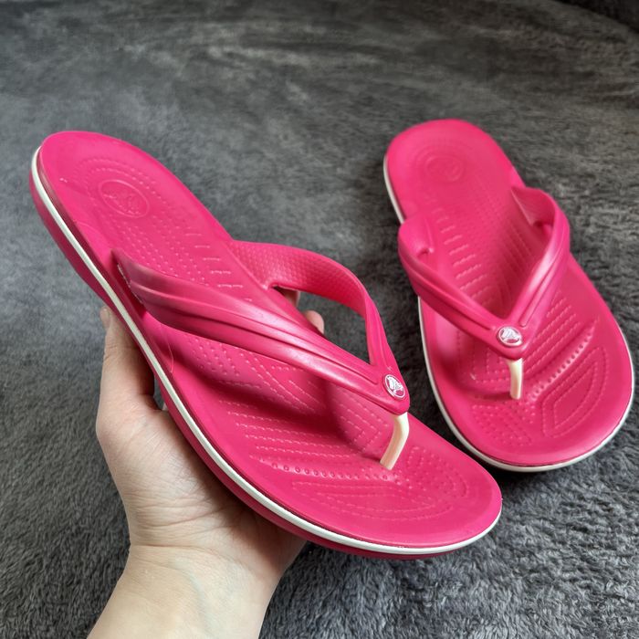 Жіночі шльопки Crocs Crocband Flip. P. 40. Як нові!!!