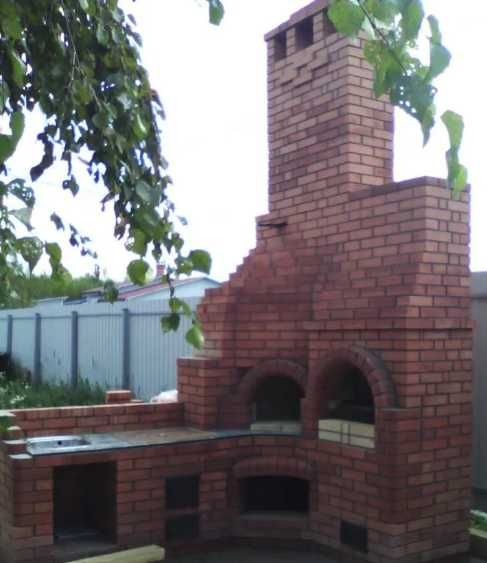 Печник, камины, печи, барбекю из кирпича любая облицовка