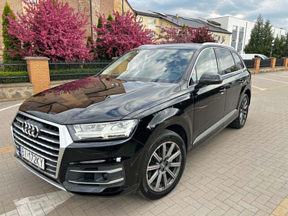 Audi Q7 3.0 Supercharge 333KM Panorama Navi Brązowe skóry, Radary, Asystor pas