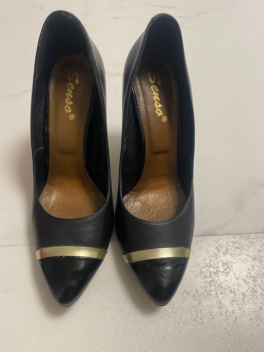 Piękne skórzane buty senso 38