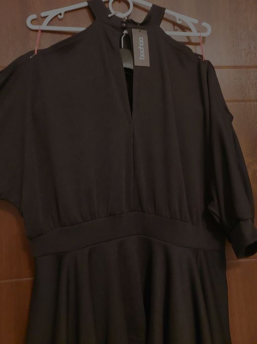 Czarna sukienka Boohoo 16/44 (44/46/48)