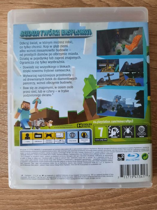 Minecraft PS3 Polska Wersja