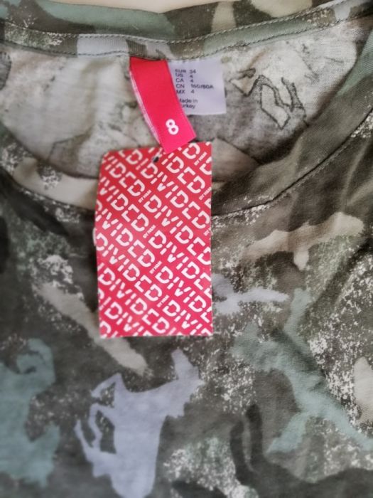 T shirt koszulka roz.36 S Divided H&M nowa