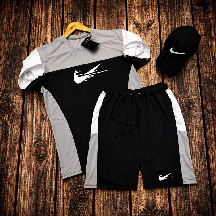 Спортивний комплект чоловічий футболка шорти S M L XL XXL