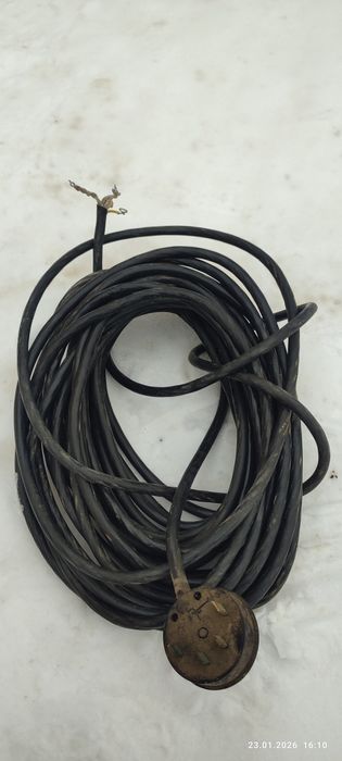 Кабель - подовжувач алюмінієвий 7 жильний 20 метрів