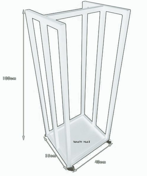 Stojak Loft na drewno kominkowe