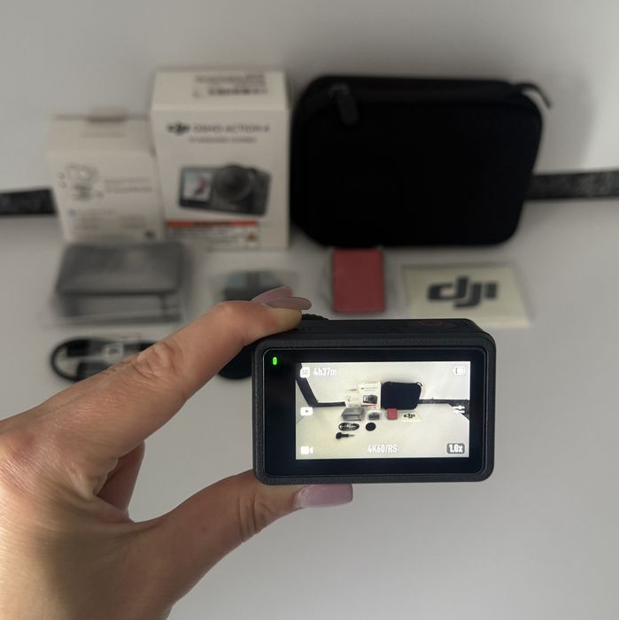 НОВА! Екшн камера Dji OSMO ACTION 4 відео 4K/120FPS та шикарна стабілізація RockSteady якісна зйомка ввечері