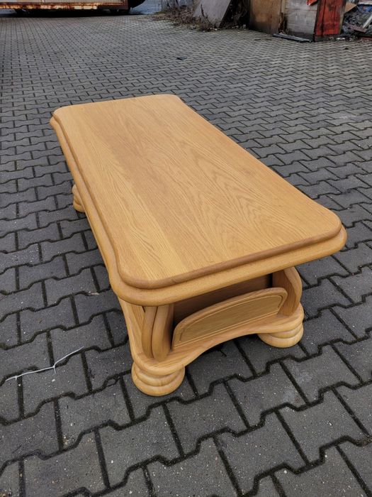Elegancka dębowa ława .