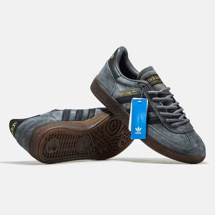 Кросівки Adidas Spezial Grey/Black premium | Кроссовки Адидас чоловічі жіночі
